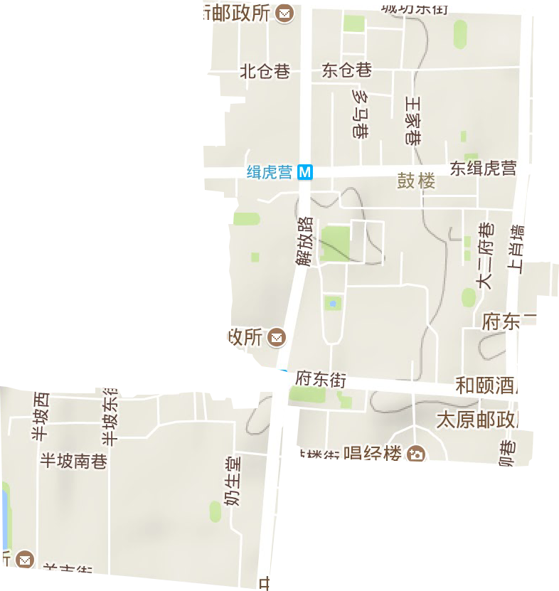 鼓楼街道地形图