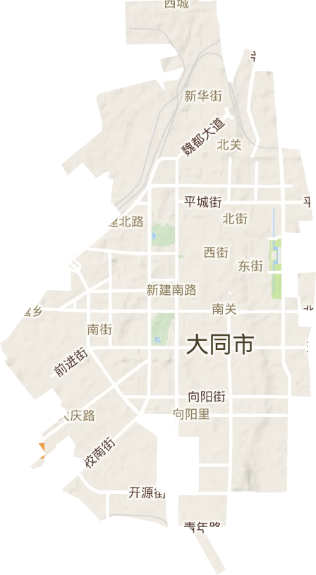城区地形图
