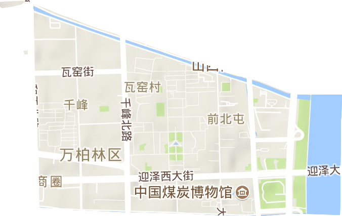 千峰街道地形图