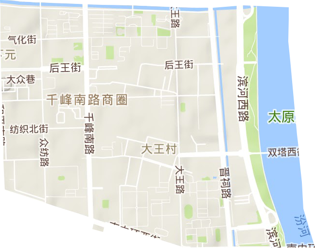 下元街道地形图