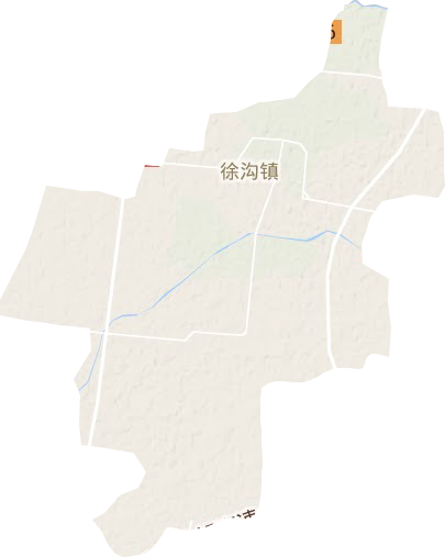 徐沟镇地形图