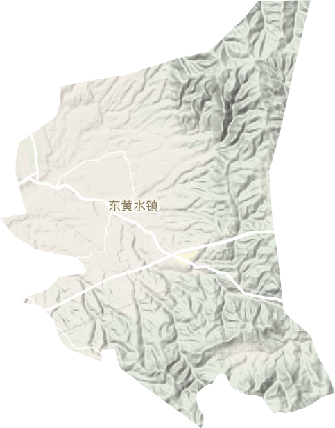 东黄水镇地形图