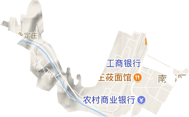 口泉街道地形图