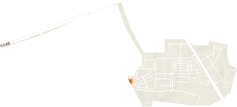 清泉街街道地形图