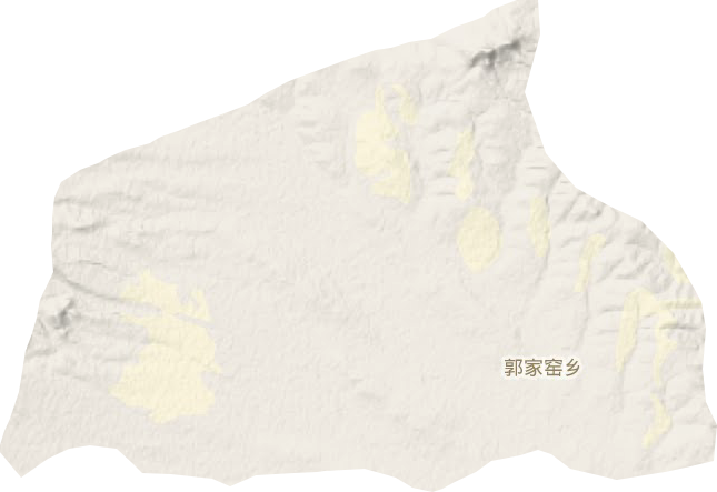 郭家窑乡地形图