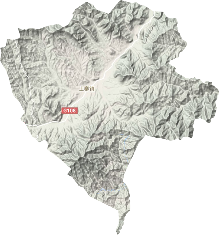 上寨镇地形图