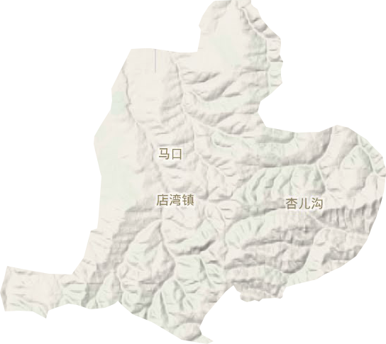 店湾镇地形图