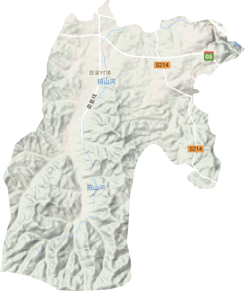 路家村镇地形图