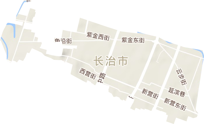 紫金街街道地形图