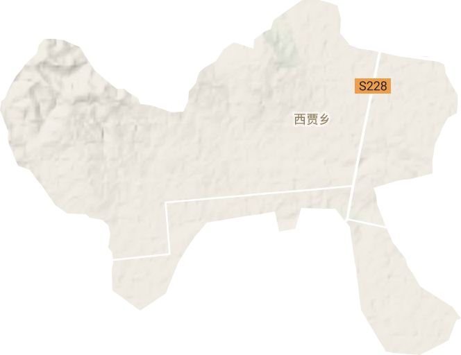 西贾乡地形图