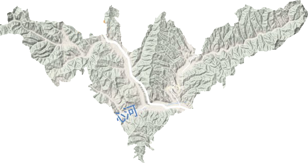 郭道镇地形图