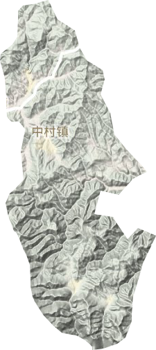 中村镇地形图