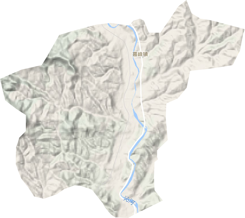嘉峰镇地形图