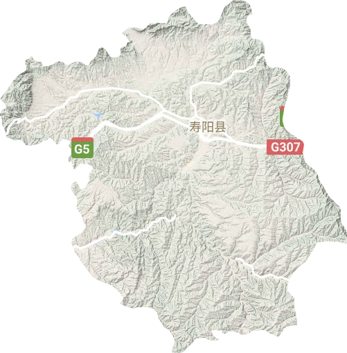寿阳县地形图