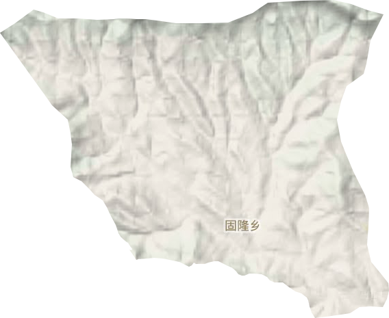固隆乡地形图