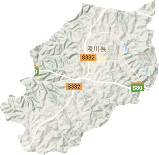 崇文镇地形图