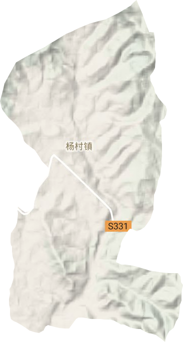 杨村镇地形图