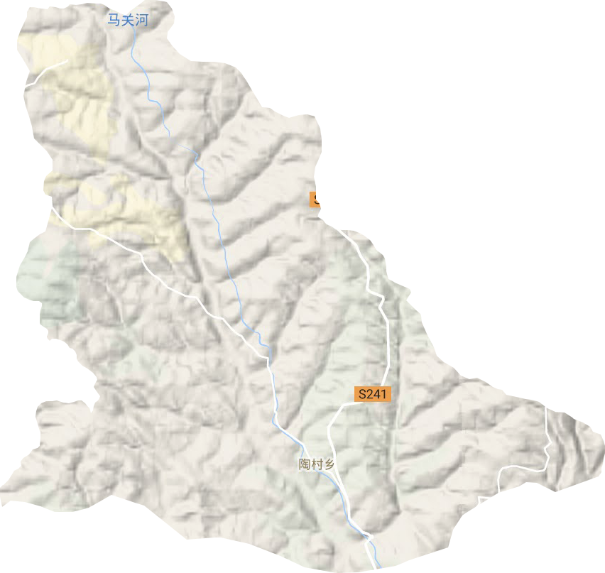陶村乡地形图