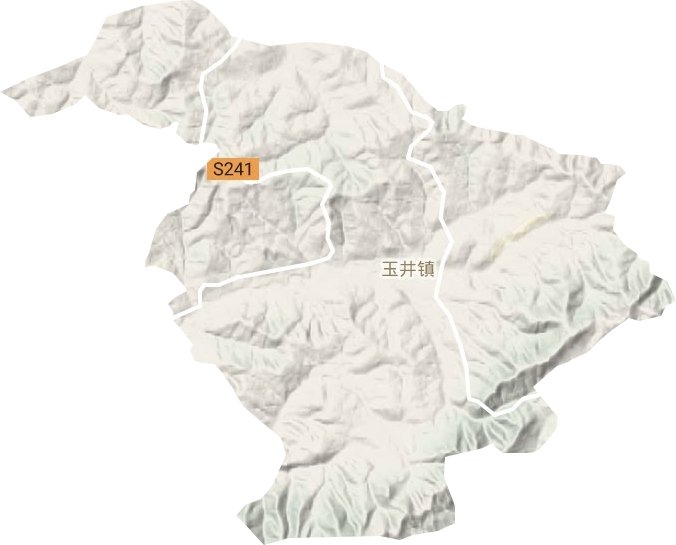玉井镇地形图