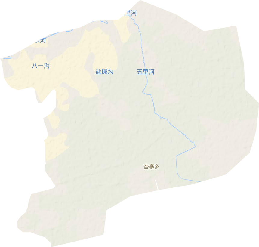 杏寨乡地形图