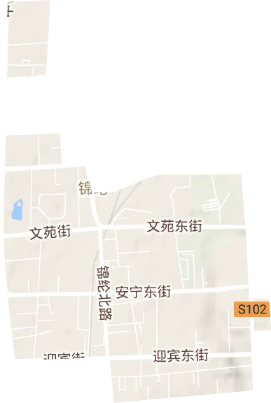 锦纶街道地形图
