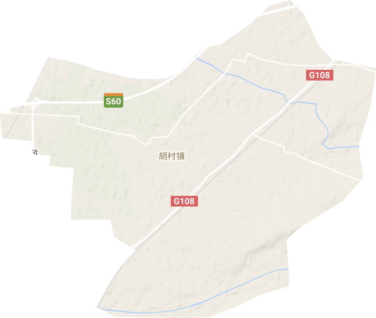 胡村镇地形图