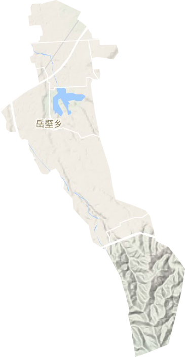 岳壁乡地形图