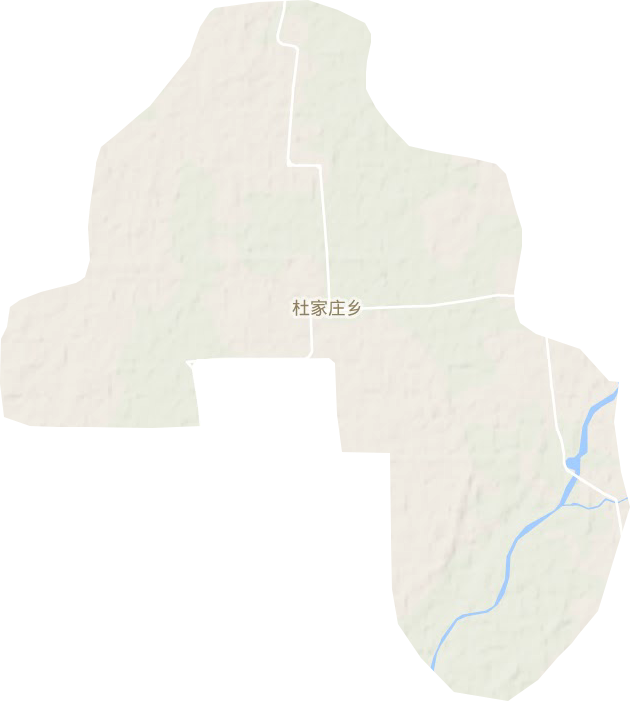 杜家庄乡地形图