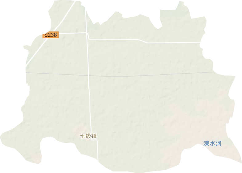 七级镇地形图