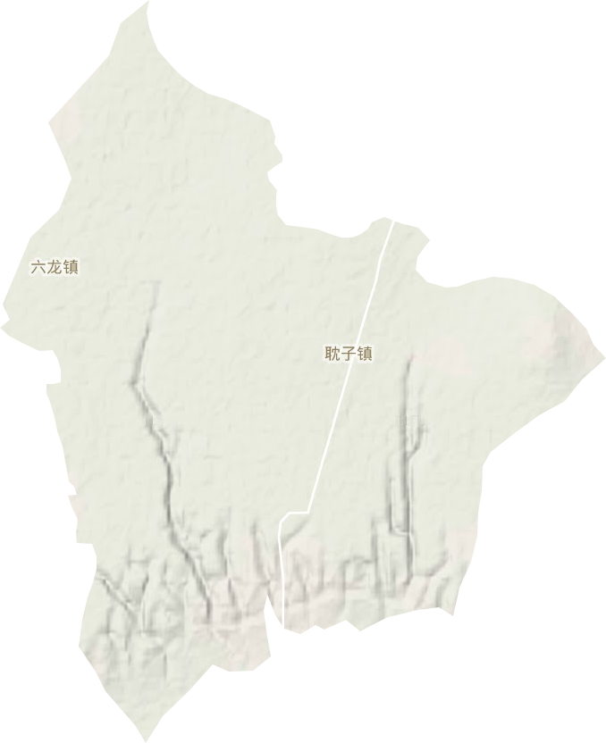 耽子镇地形图