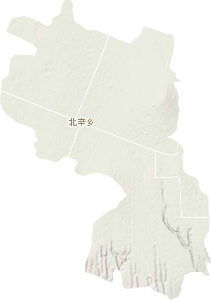 北辛乡地形图