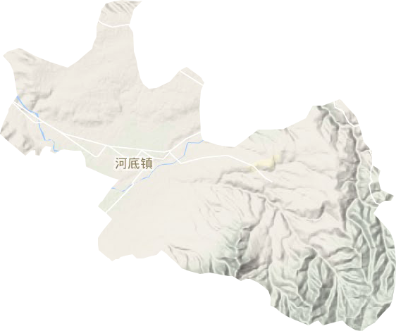 河底镇地形图