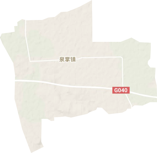 泉掌镇地形图