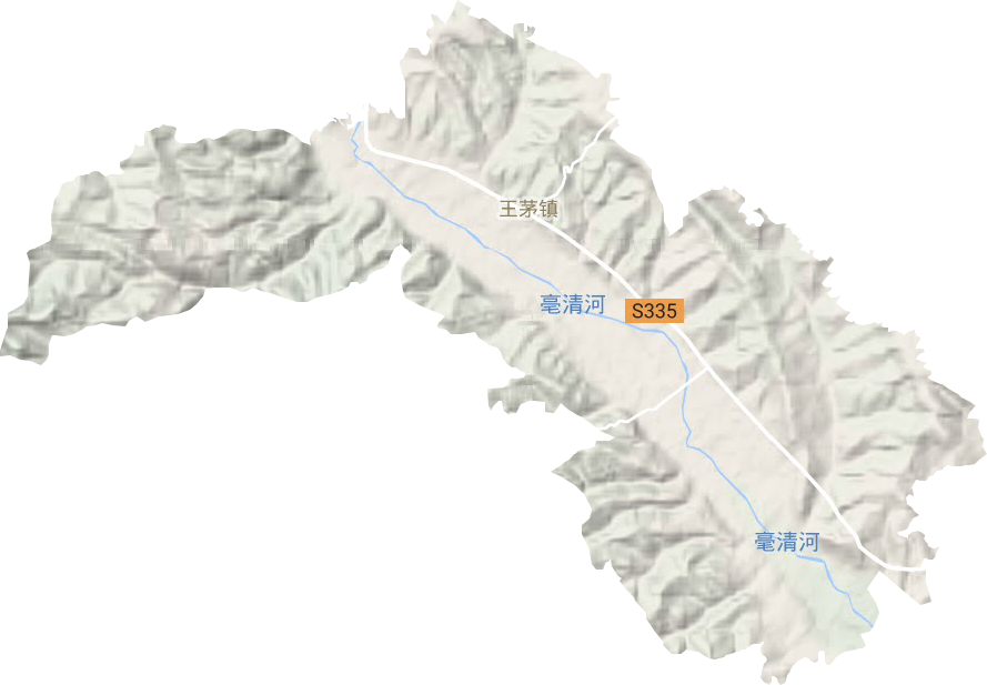 王茅镇地形图