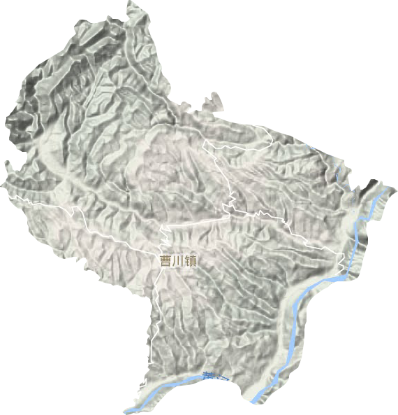曹川镇地形图