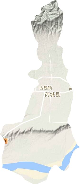古魏镇地形图