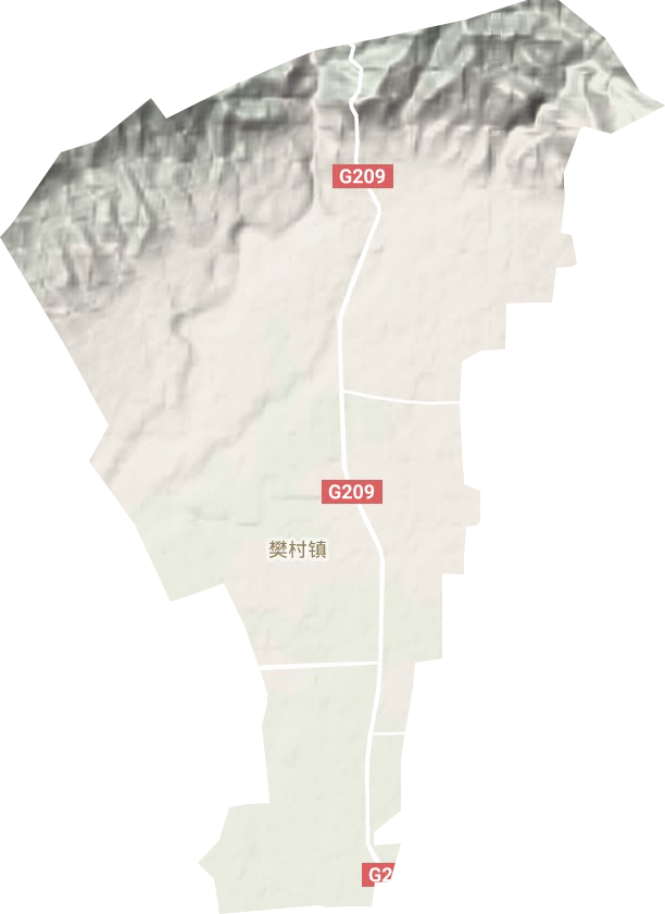 樊村镇地形图