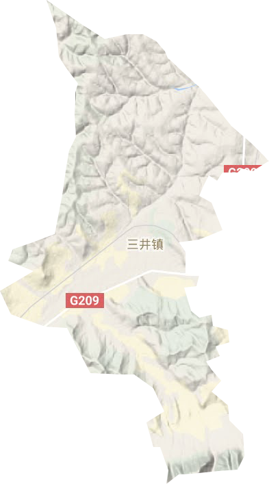 三井镇地形图