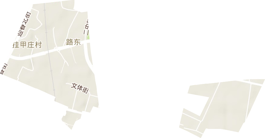 辛寺街街道地形图