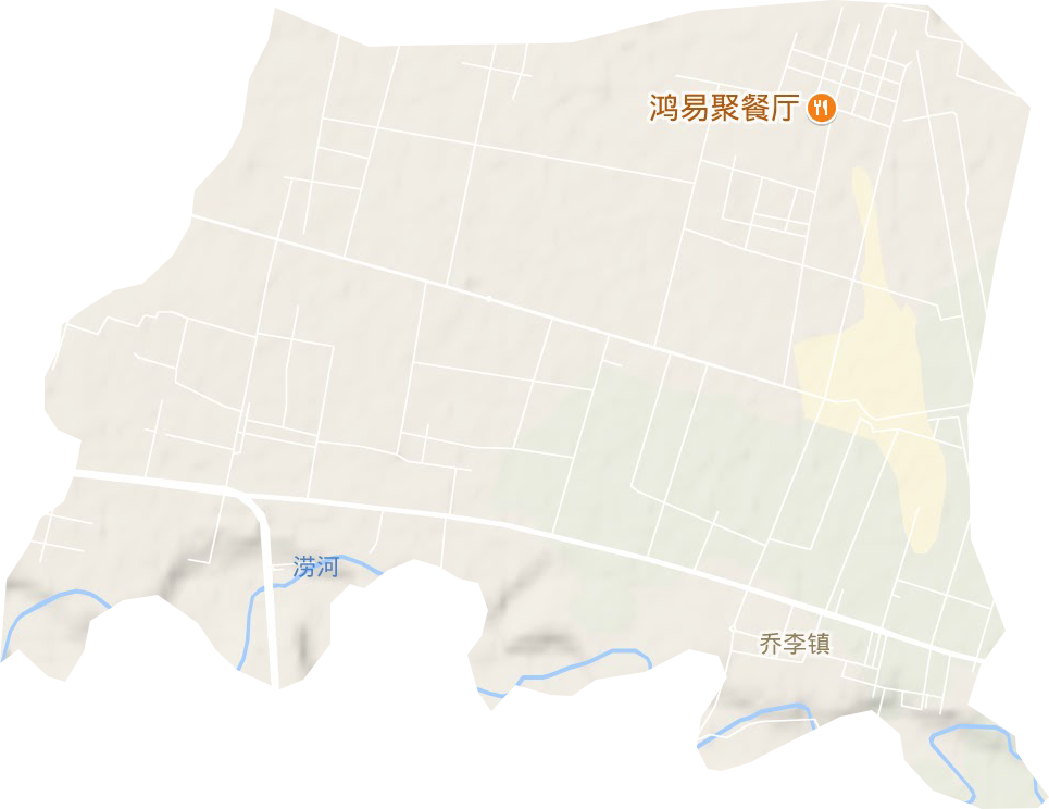乔李镇地形图