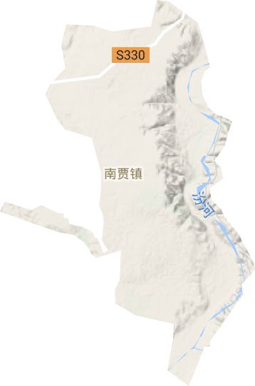 南贾镇地形图