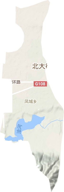 凤城乡地形图