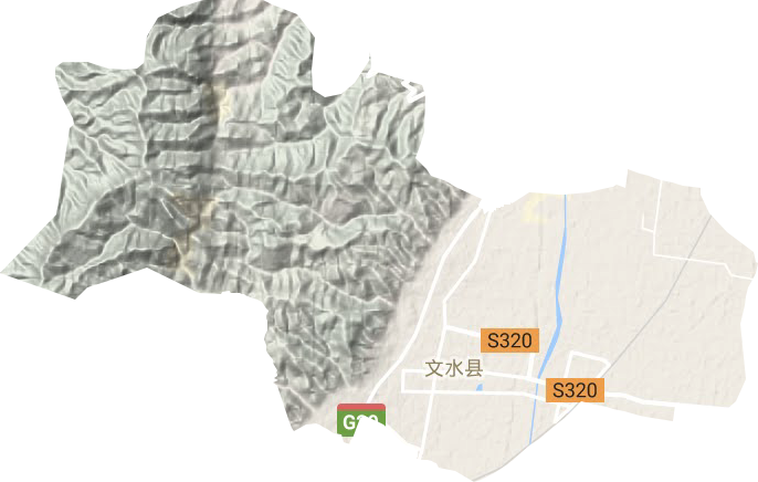 凤城镇地形图
