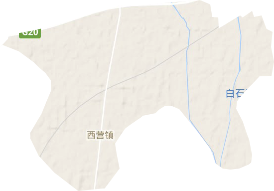 西营镇地形图