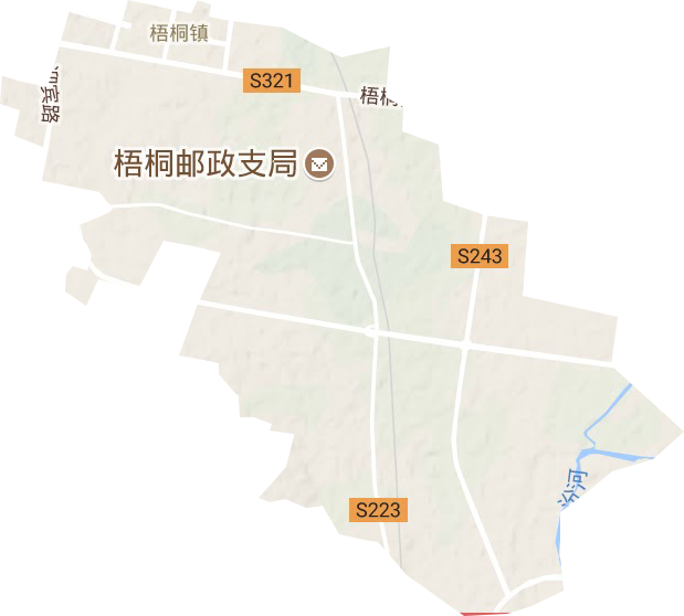 梧桐镇地形图