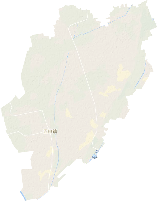 五申镇地形图