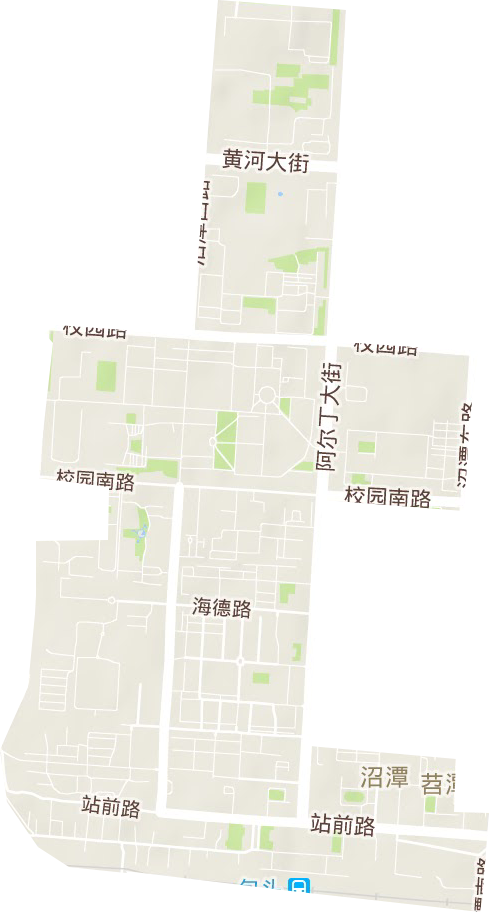 沼潭街道地形图