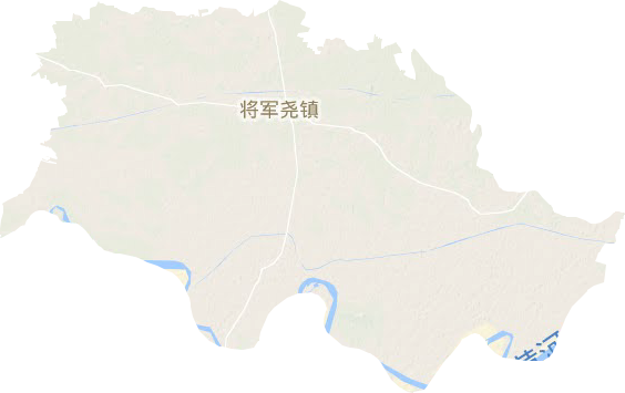 将军尧镇地形图
