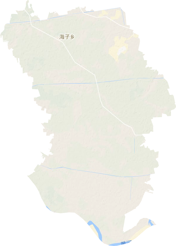 海子乡地形图