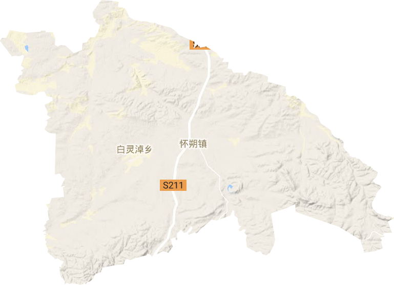 怀朔镇地形图